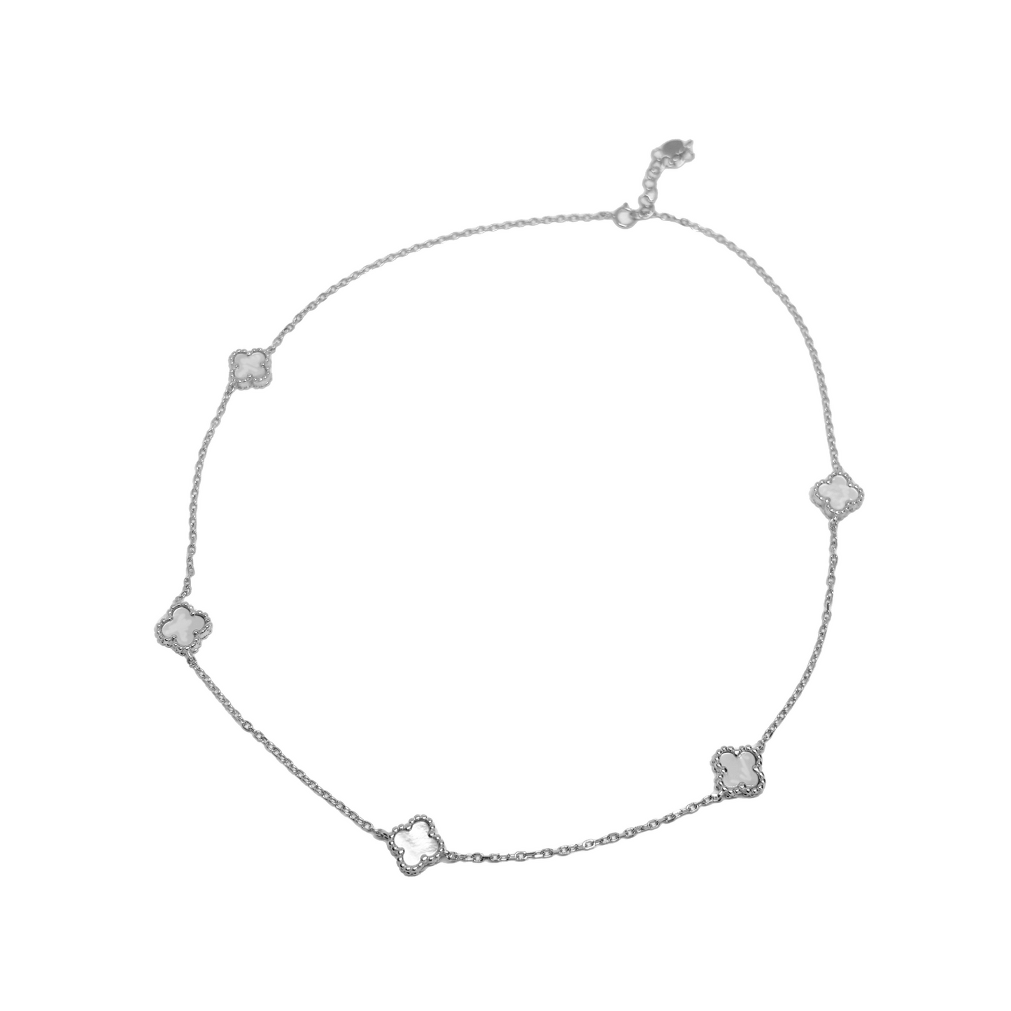 Collar trébol madreperla