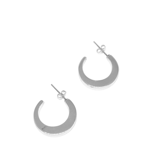 Arracada circular media luna