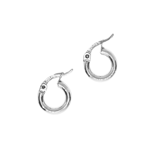 Arracada bombacha circular pequeña