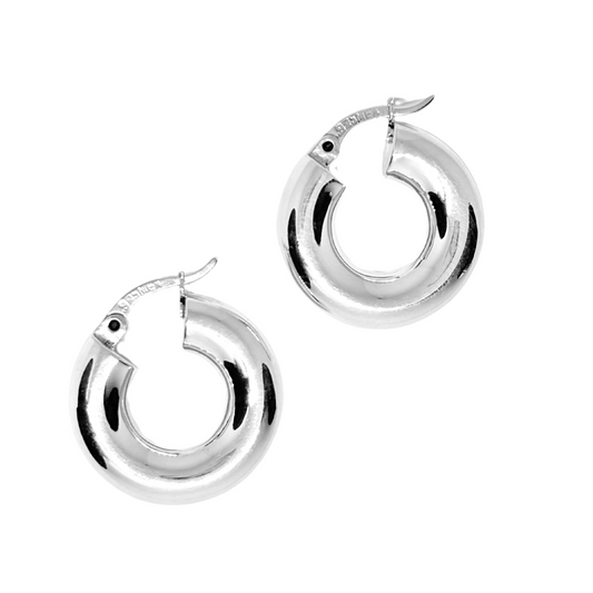 Arracada bombacha circular grande