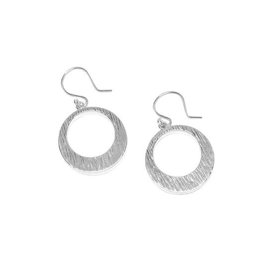 Aretes aro texturas líneas