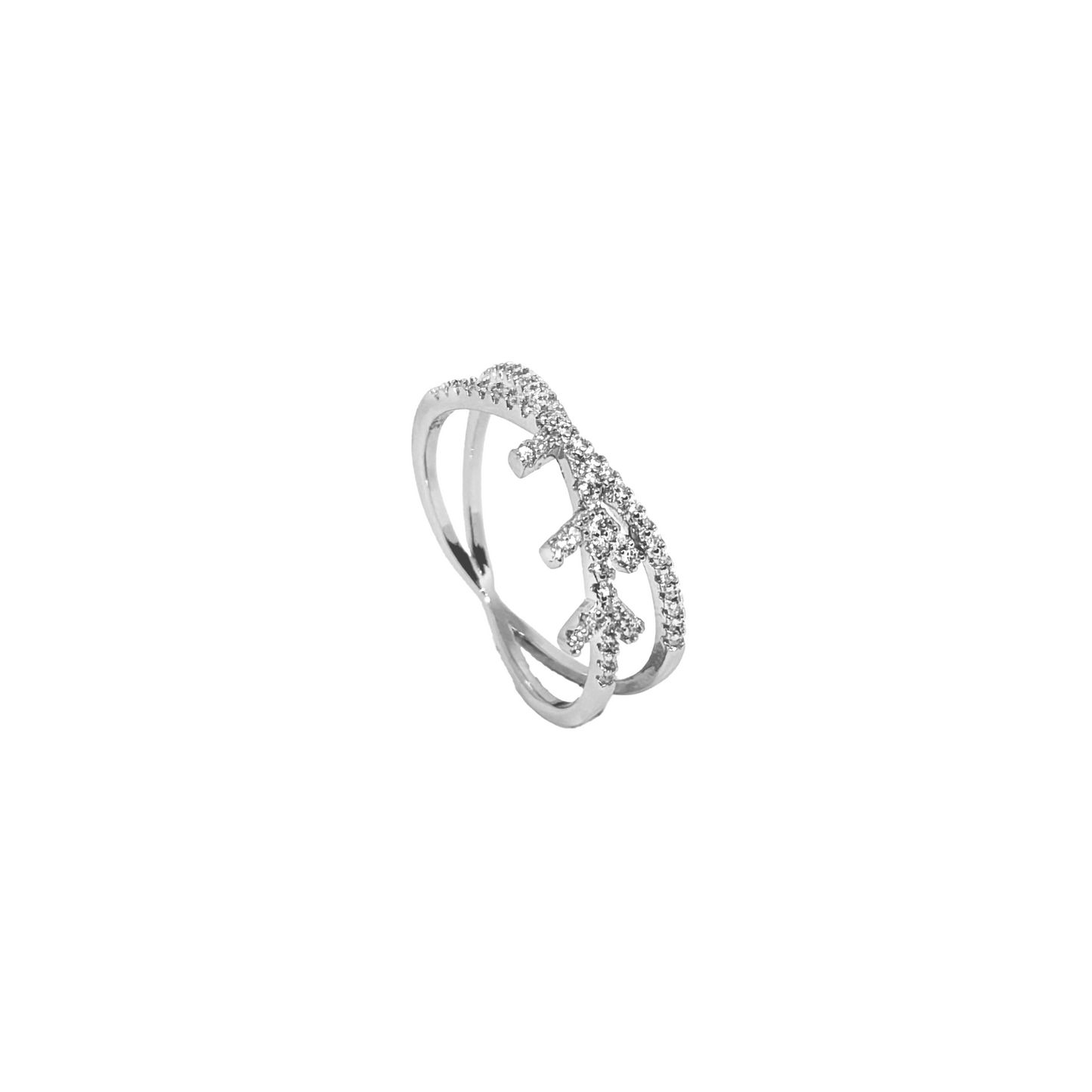 Anillo invierno copo