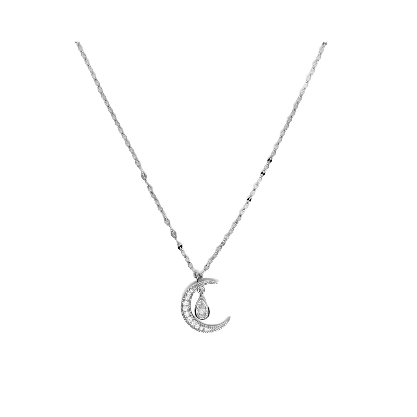 Gargantilla media luna y gota