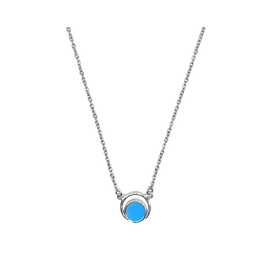 Gargantilla círculos azul