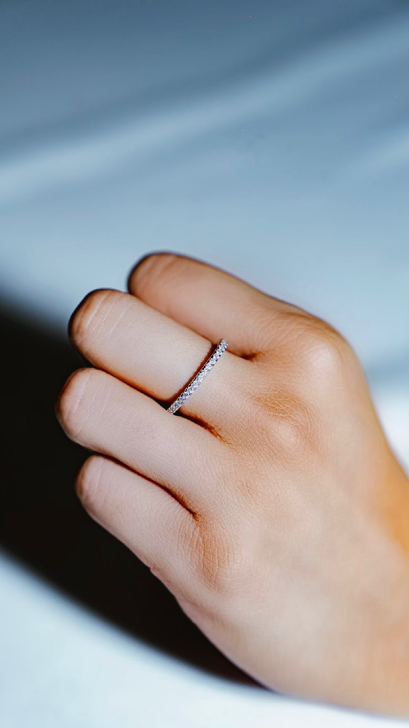 Anillo churumbela blanco