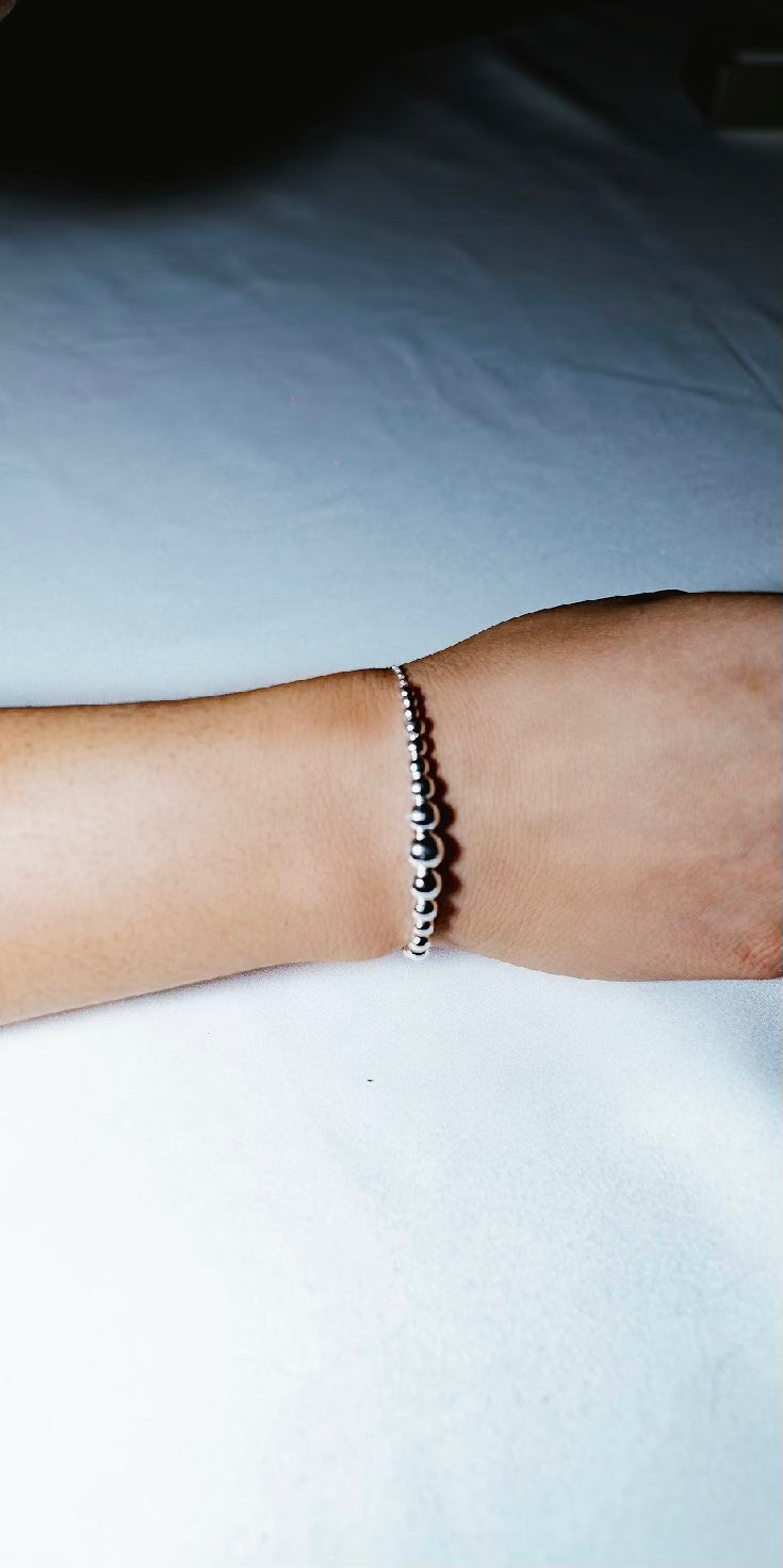Pulsera esferas lisas