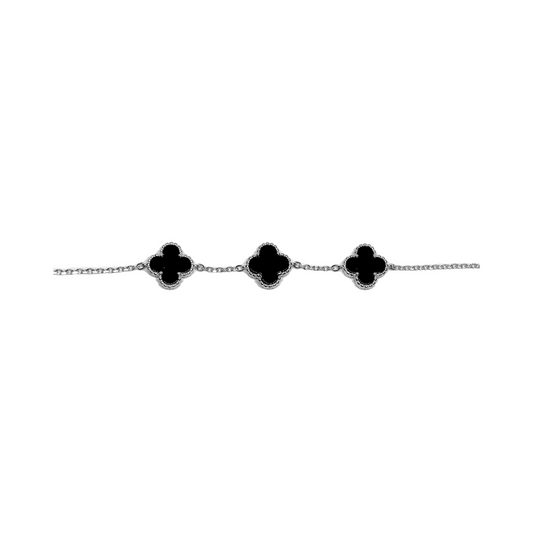 Pulsera trébol triple