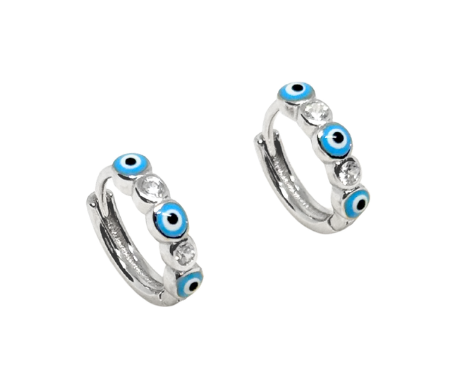 Huggie ojos turco azul